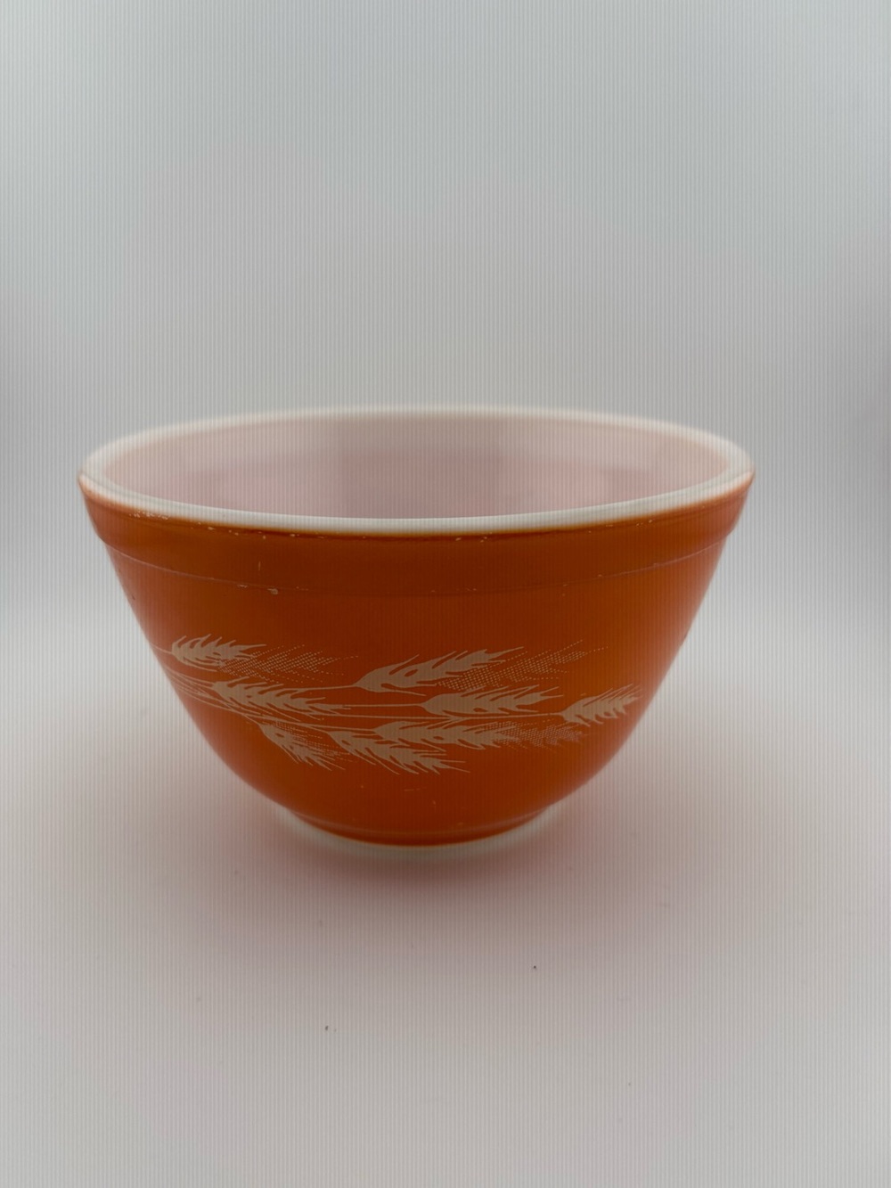 Vintage Pyrex Autumn Harvest Wheat 401 Mixing Bowl